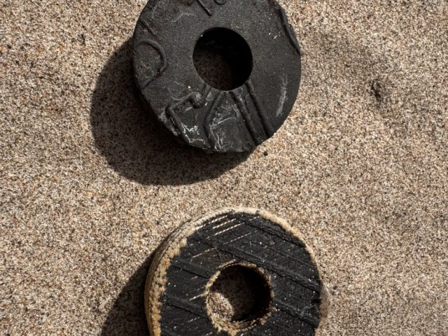 Bobbins used on trawl nets