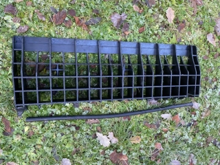 Broken plastic pontoon part