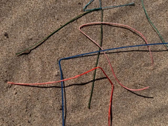 Plastic brush bristles