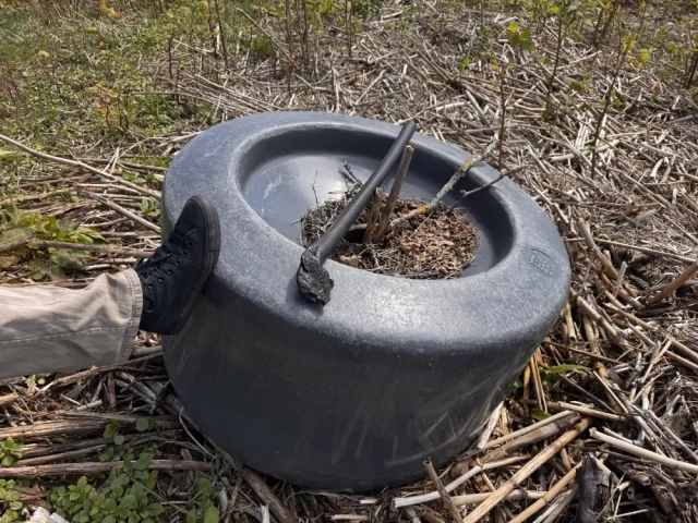 Plastic mooring float